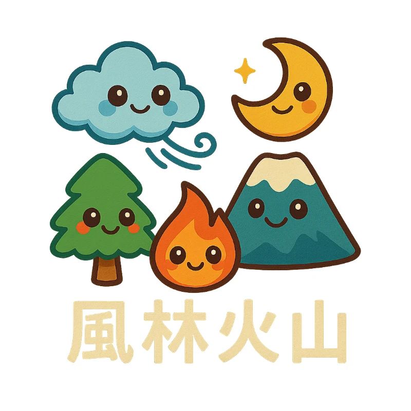Wind, Forest, Fire, Mountain, Kawaii, Landscape
