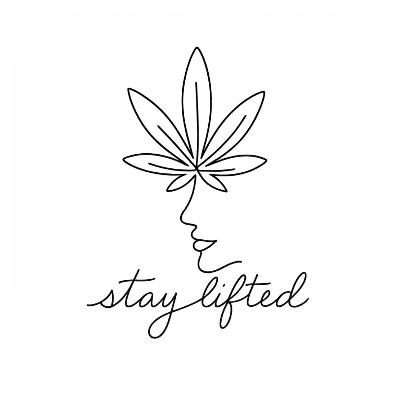Stay Lifted Blatt-Porträt
