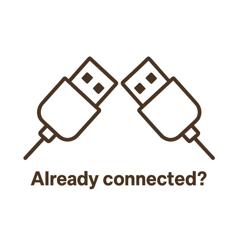 already connected