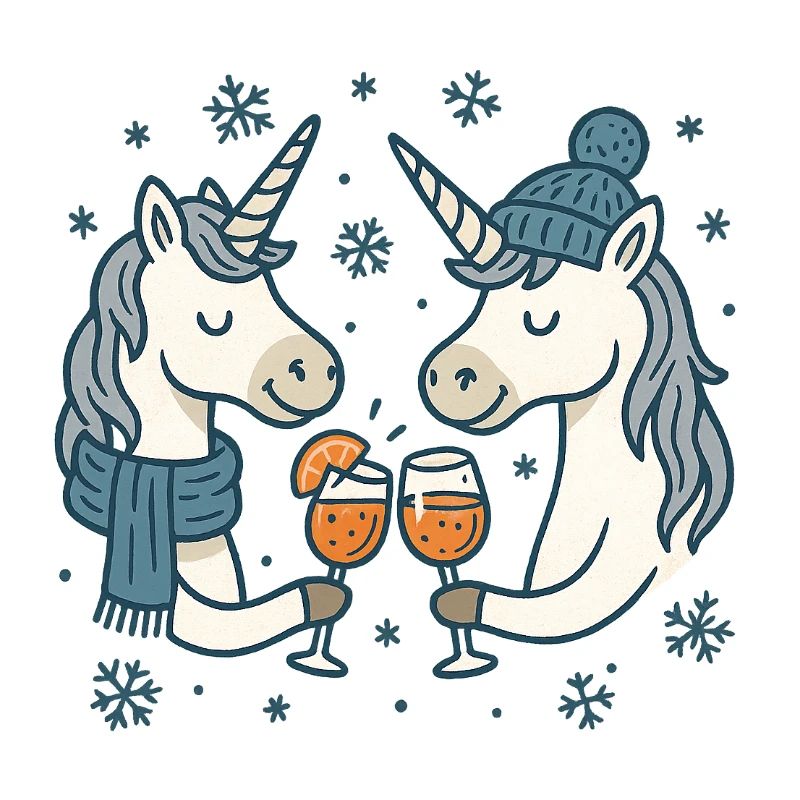 Winterzauber Einhorn-Toast