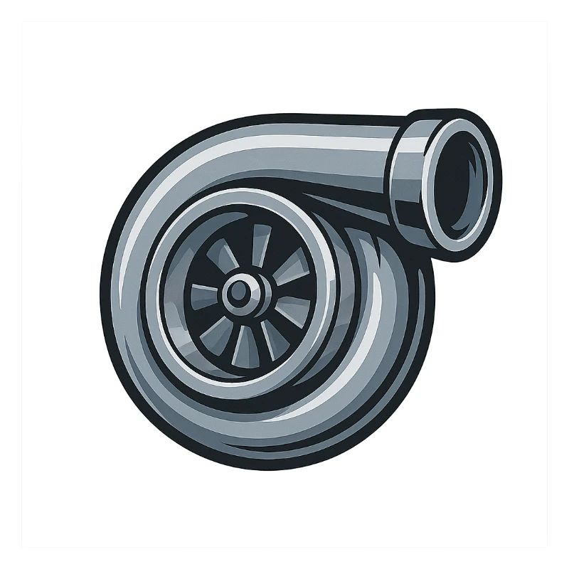 Mechanische Grafik Turbo