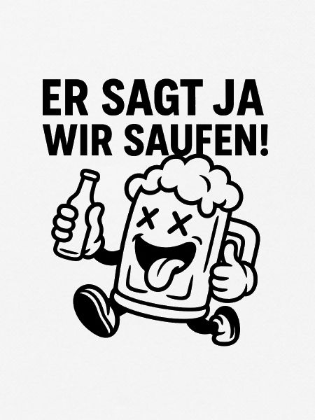 Bierlaune Cartoonmotiv