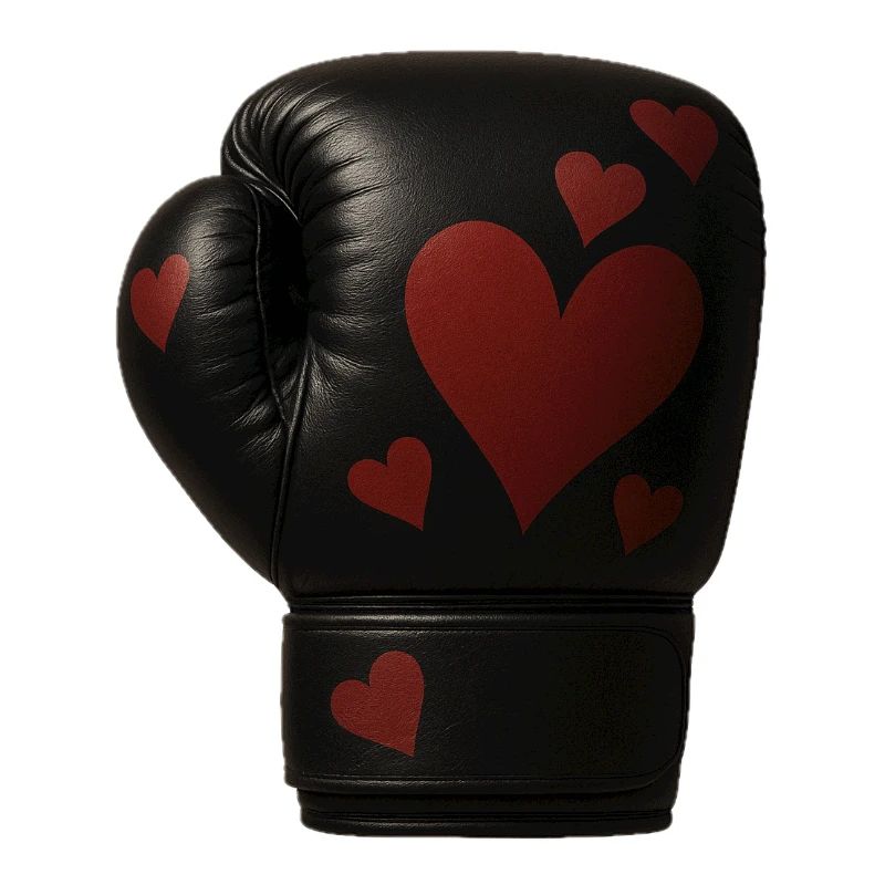 Boxhandschuh mit Herzen