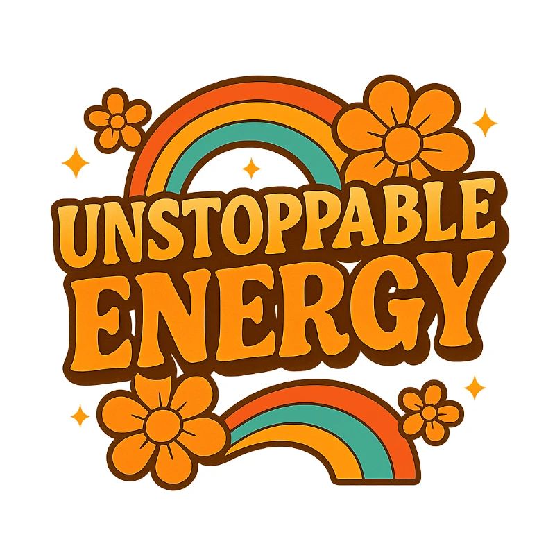 Unstoppable Energy Retro Rainbow