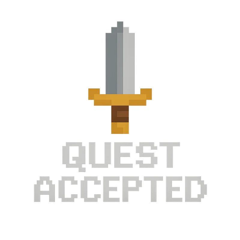 Quest akzeptiertes Pixelschwert