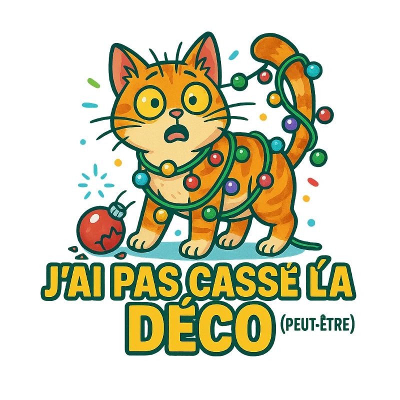 Katzen-Weihnachtsdekoration unkonventionell