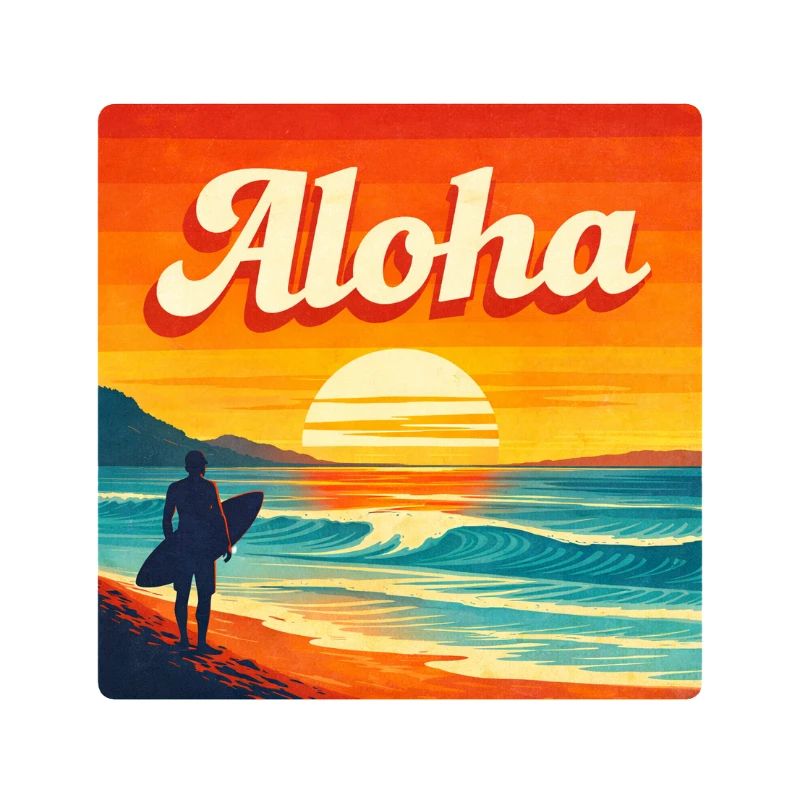Aloha Sonnenuntergang Surf