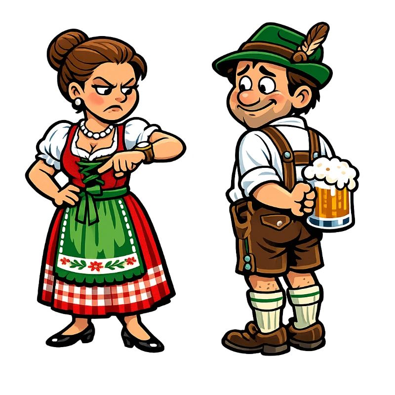 Ehe-Humor Chef & Bier