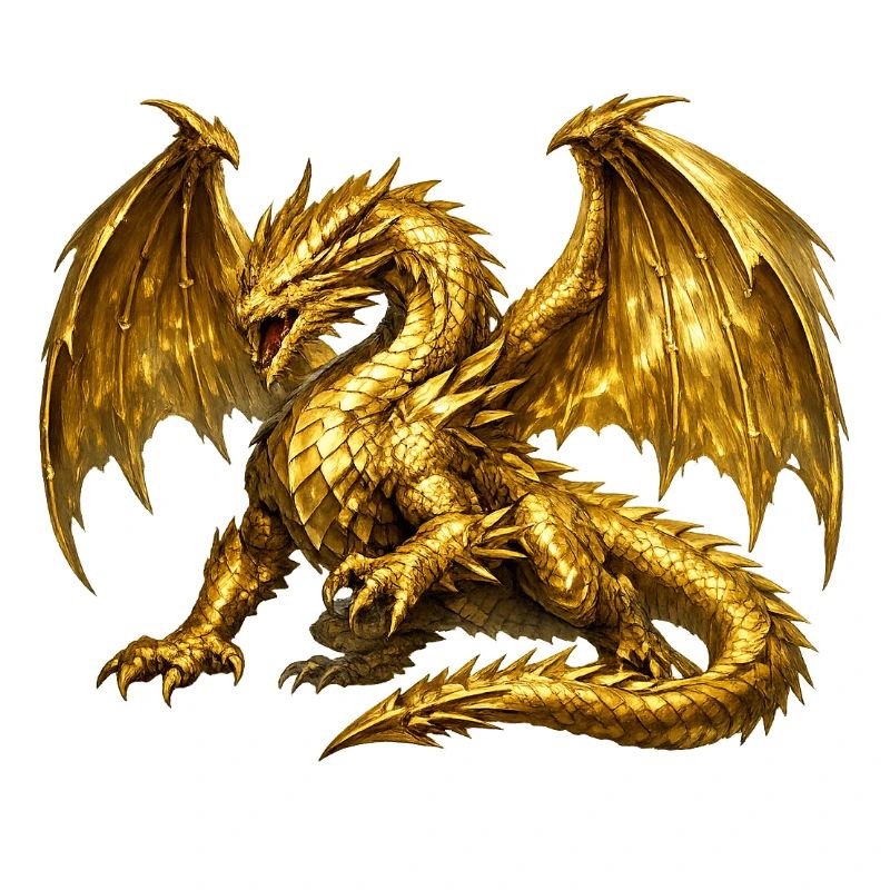 Goldener Drachen