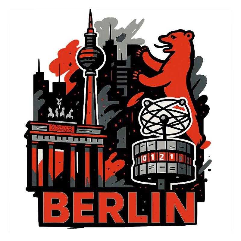 Berlin Skyline Bear