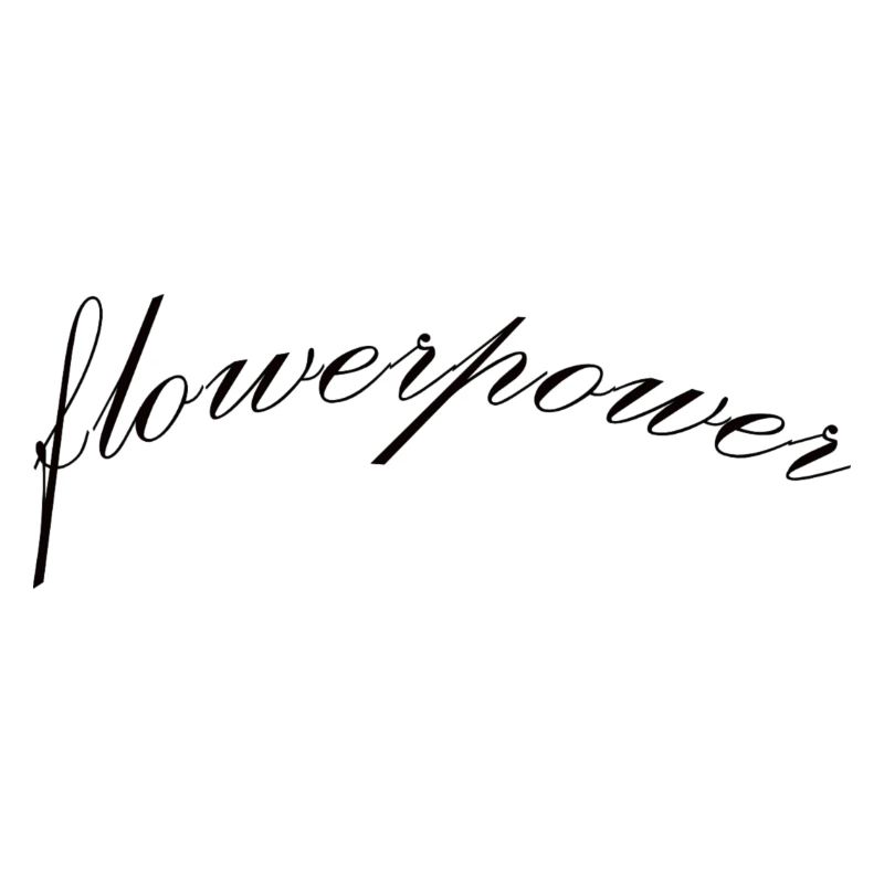flowerpower schwarz