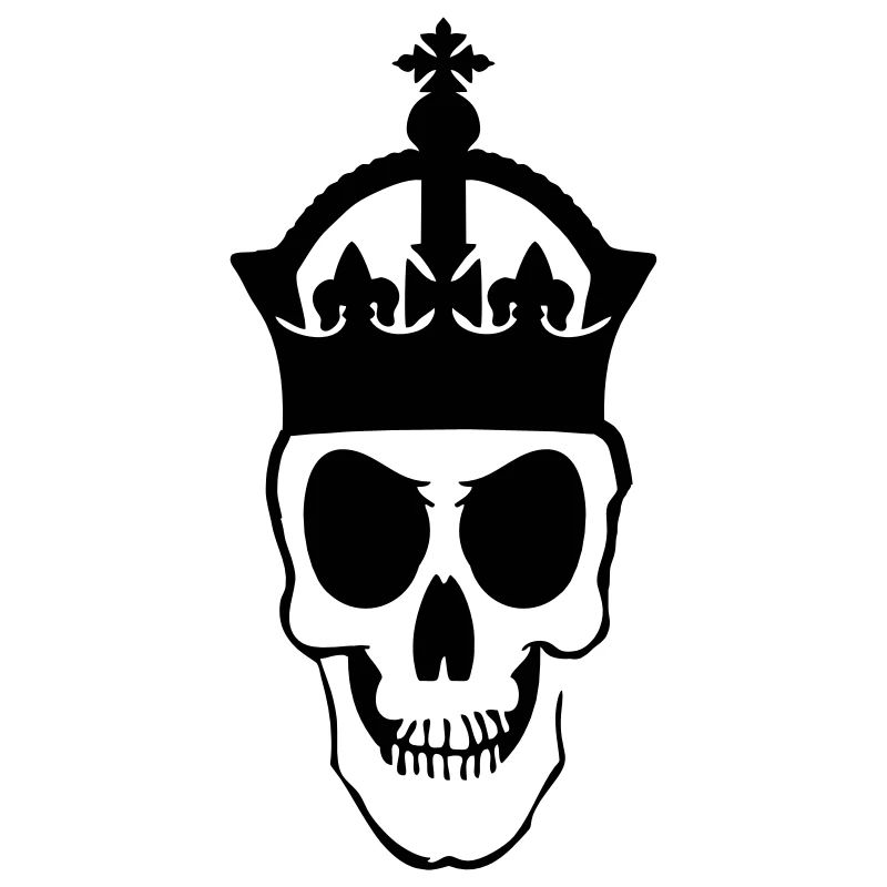 totenkopf mit krone