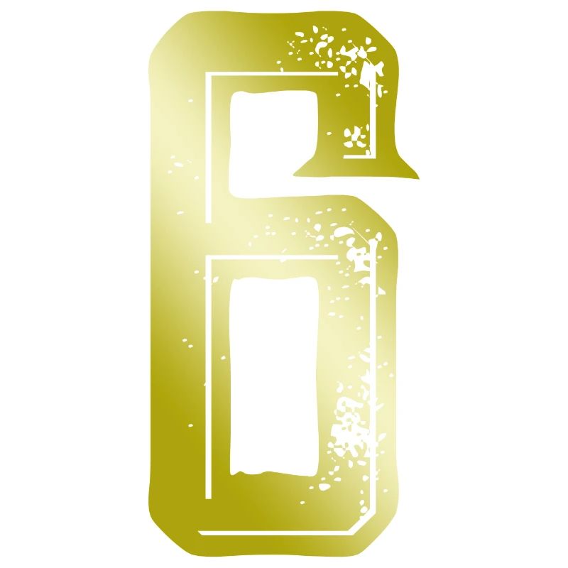 6 Zahl Symbol