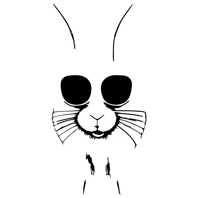 Rabbit Pet Animal Cool Sunglasses Rabbit Vector