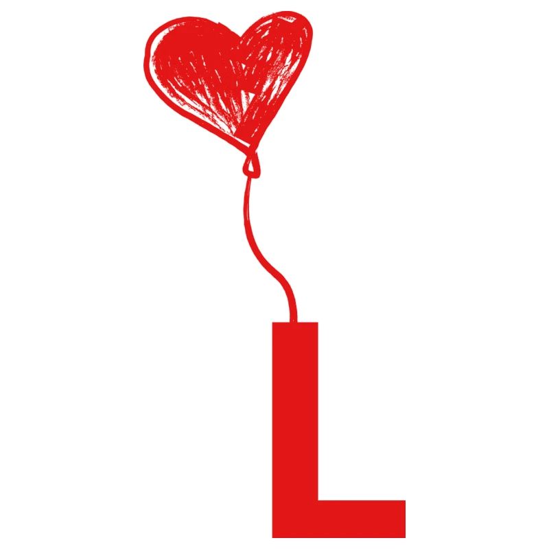 Buchstabe l Herz