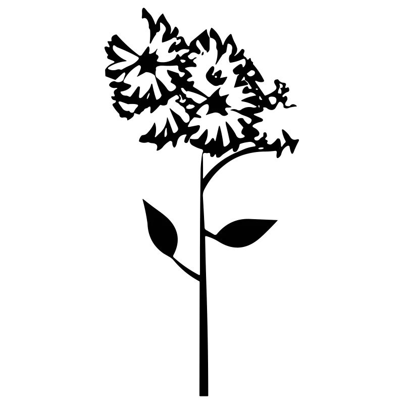 Blume mit Stiel