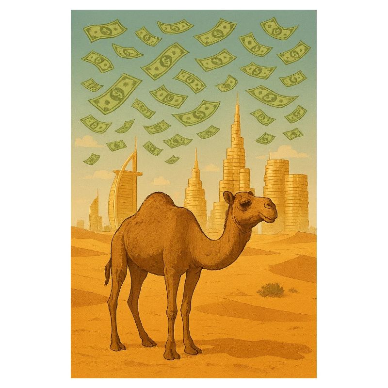Kamel dubai geld