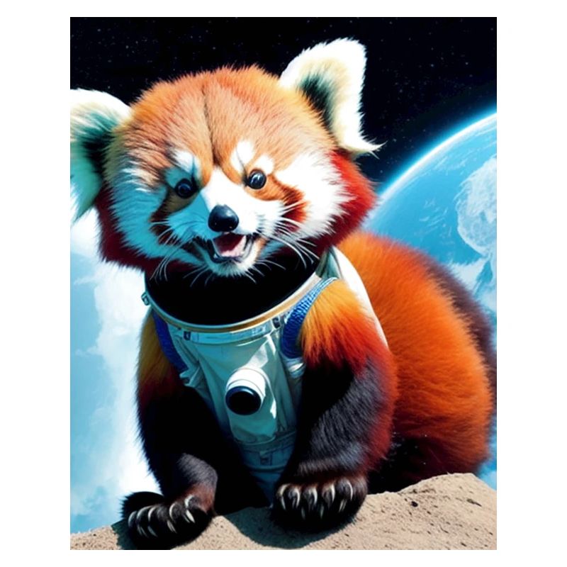 ROTER PANDA ADTRONAUT