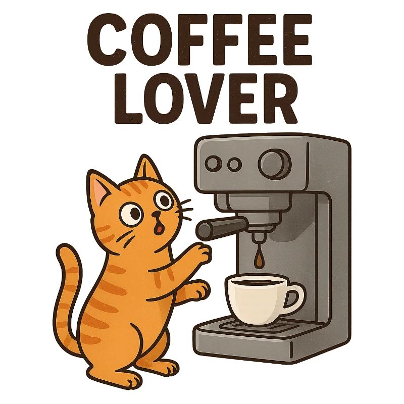 Katzenliebe Kaffee Motiv