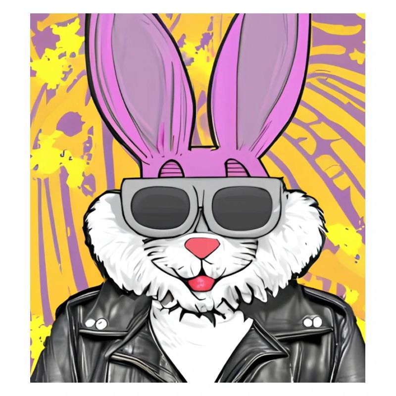 Cooler Hase