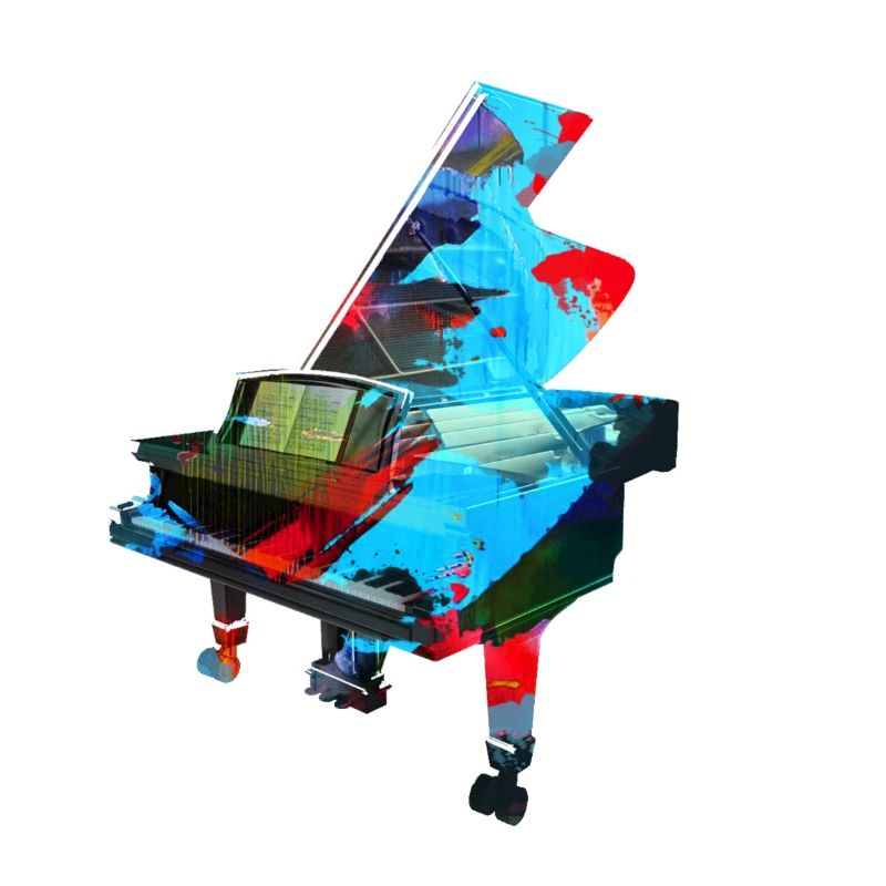 klavier,graffiti,malerei,flügel,piano