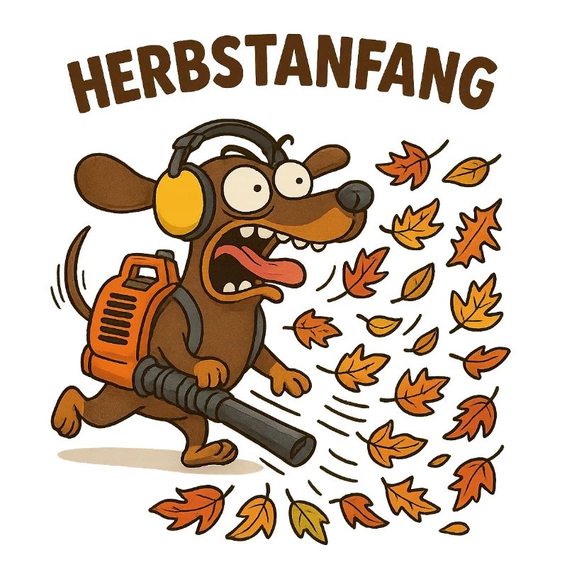 Herbstanfang Dackel