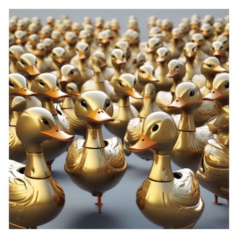 Goldene Enten