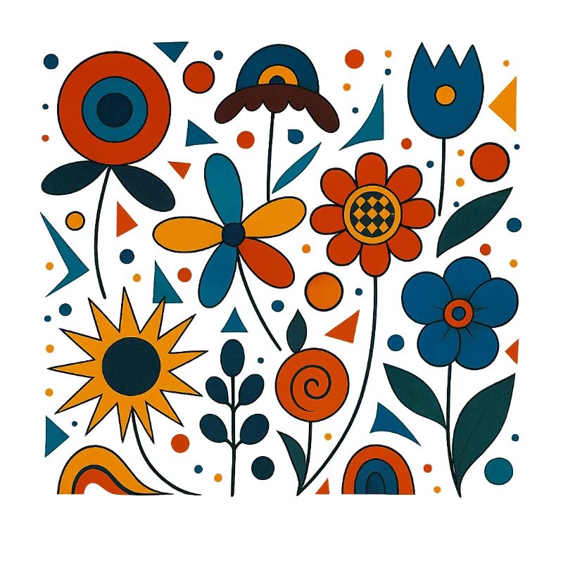 Abstrakte Blumen