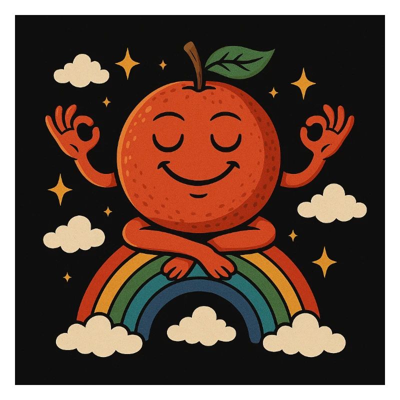Regenbogen orange
