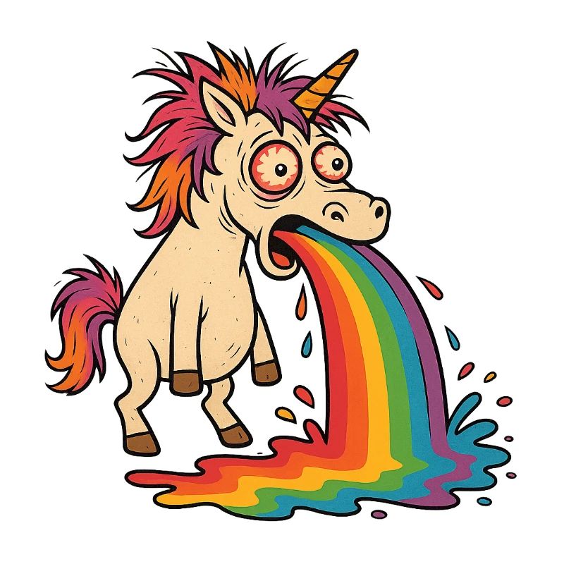 kotzendes Einhorn
