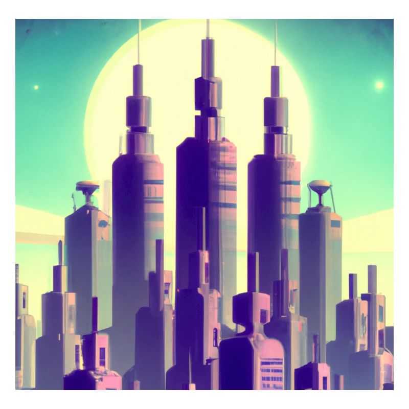 Futuristische Stadt
