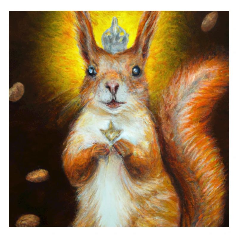Der Eichhörnchen König