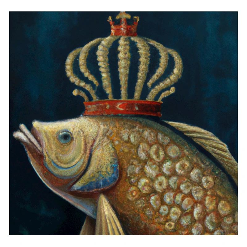 Gekrönter Goldfisch