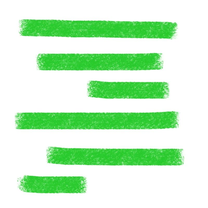 Grüne Farbbalken