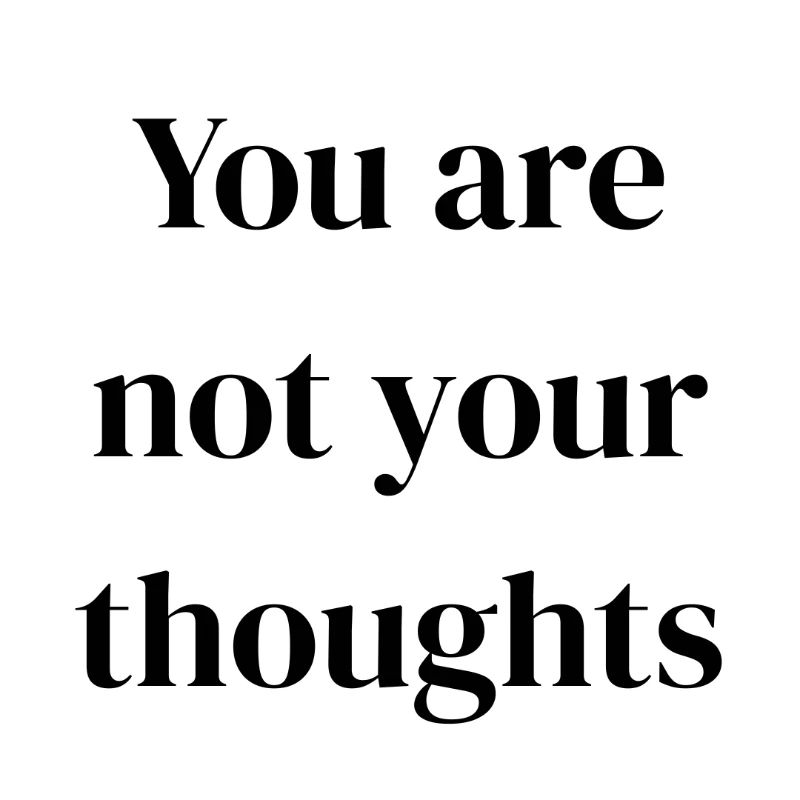 You are