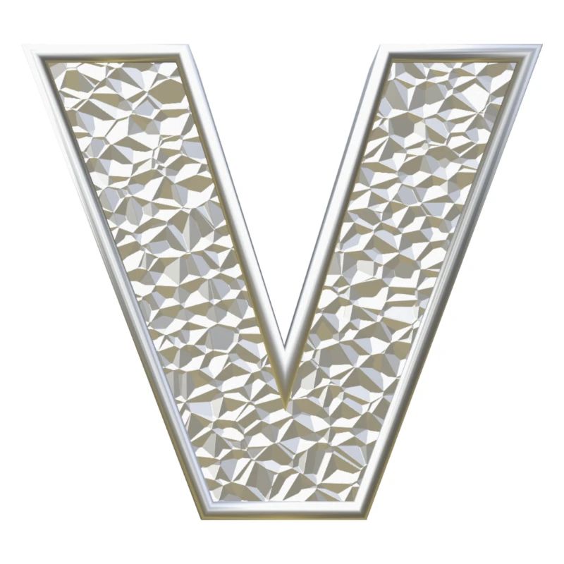 V, lettre, initiale, monogramme,