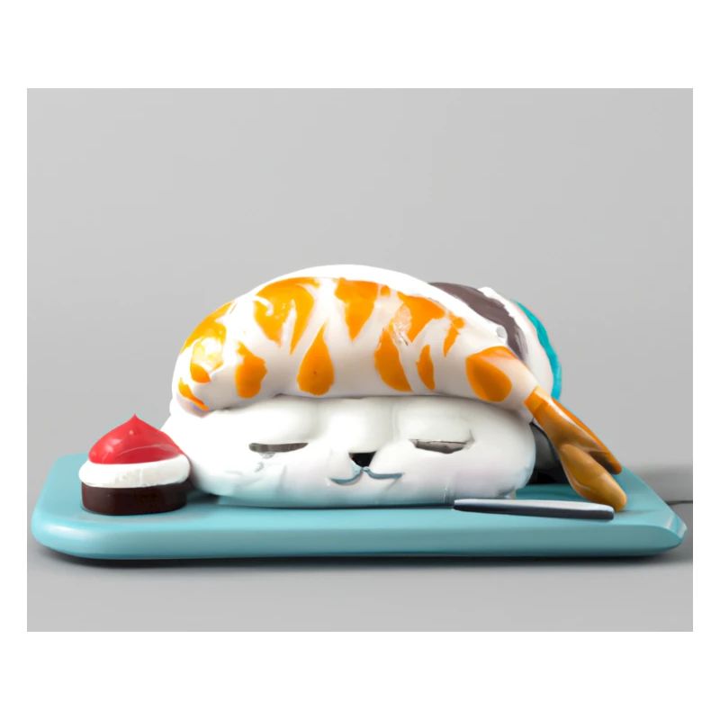 Schlafende Sushi Robbe