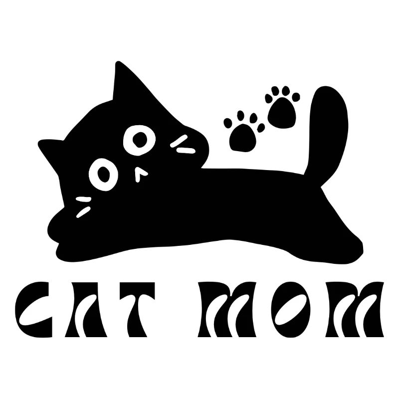 Minimalistisches Katzengesicht