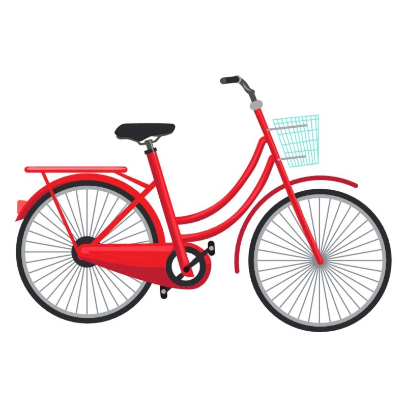 Rotes Fahrrad