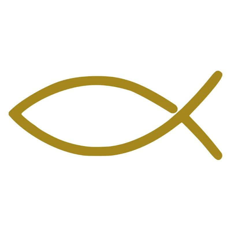 Fisch Christlich Gold