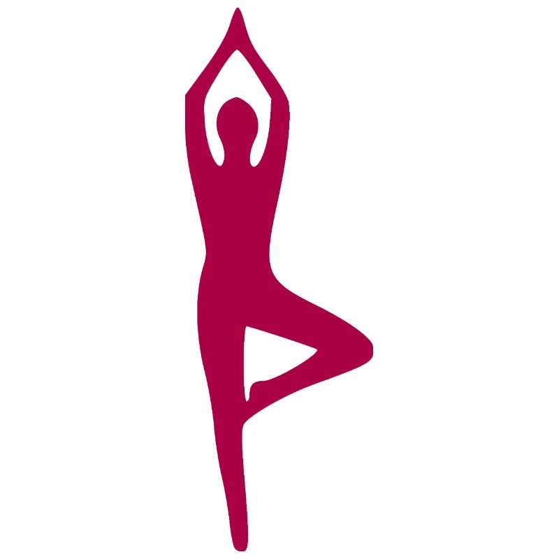 Yoga Formen Silhouetten 