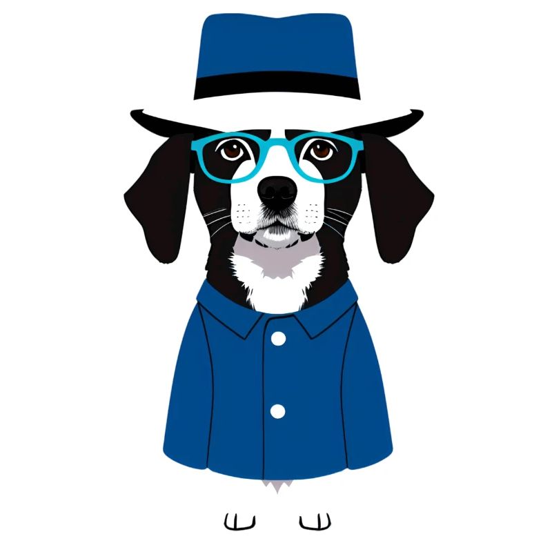 Lustiger Hund