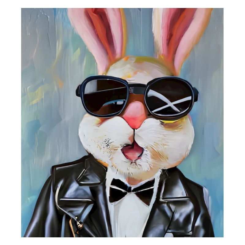 Stylischer Hase
