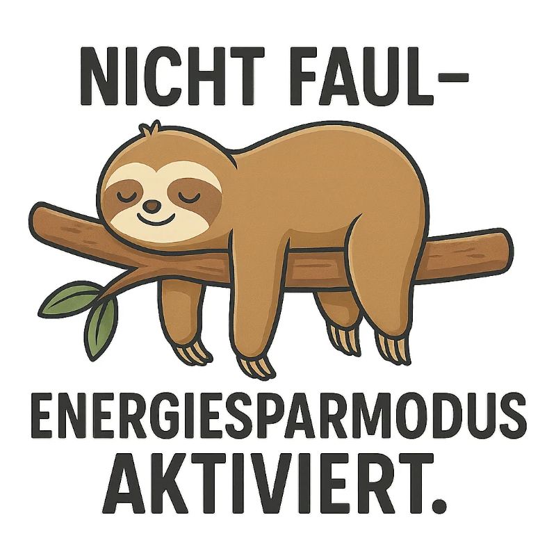 Nicht faul - Energiesparmodus