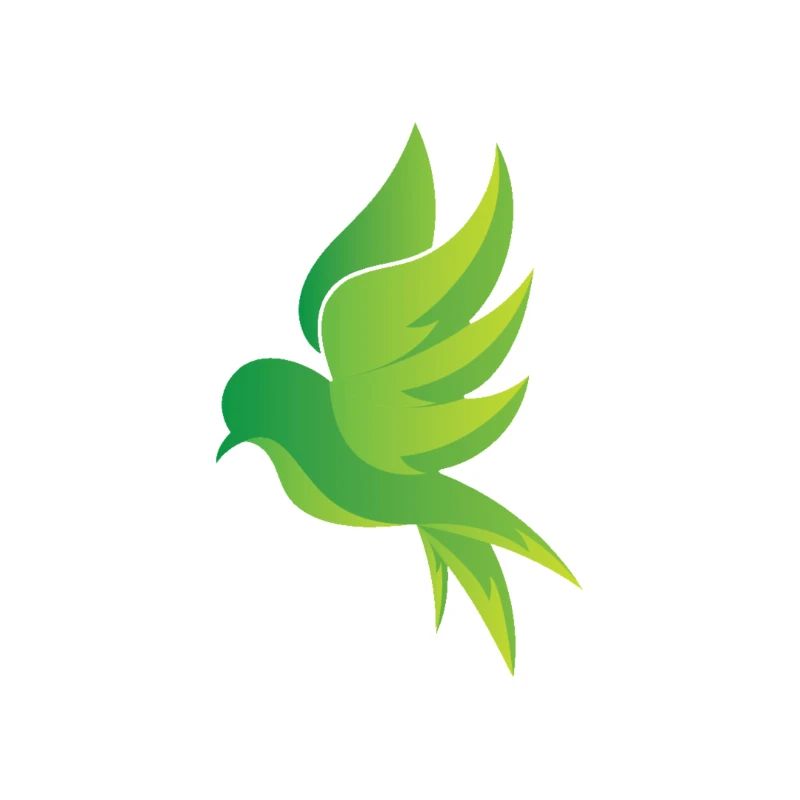 Grüner Vogel