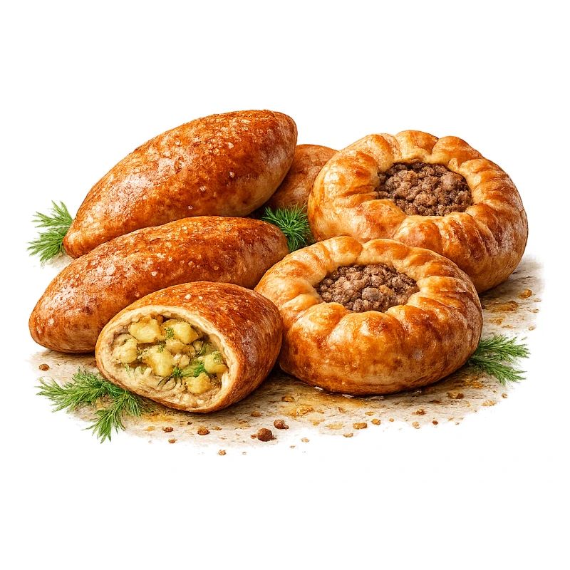 Herzhafte Beljaschi und Piroschki