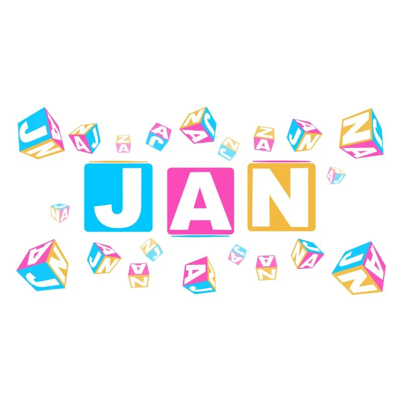 JAN colourful cubes