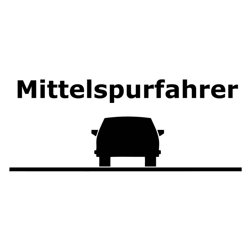 Mittelspurfahrer