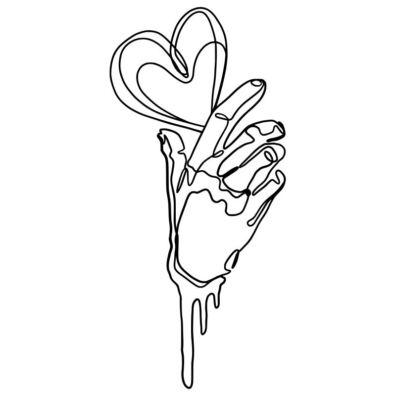 LOVE DRIP DRAWING