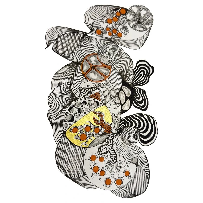 Organisch-Ornament Muster